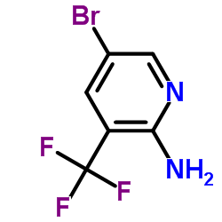 2-Amino-5-bromo-3-(trifluoromethyl)pyridine structure