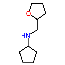 CYCLOPENTYL-(TETRAHYDRO-FURAN-2-YLMETHYL)-AMINE Structure