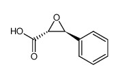 (2R,3S)-3-phenyloxiranecarboxylic acid结构式