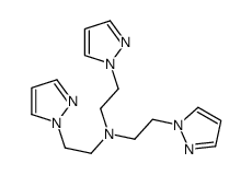 2-pyrazol-1-yl-N,N-bis(2-pyrazol-1-ylethyl)ethanamine结构式