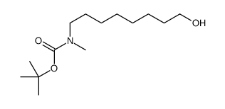 tert-butyl N-(8-hydroxyoctyl)-N-methylcarbamate结构式