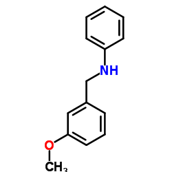 N-(3-Methoxybenzyl)aniline结构式