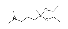 3-(Diethoxymethylsilyl)-N,N-dimethyl-1-propanamine结构式