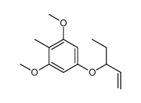 1,3-dimethoxy-2-methyl-5-pent-1-en-3-yloxybenzene结构式