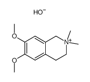 N,N-dimethyl-6,7-dimethoxy-1,2,3,4-tetrahydroisoquinoline hydroxide结构式