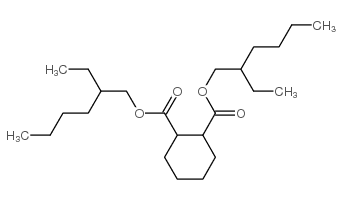 bis(2-ethylhexyl) cyclohexane-1,2-dicarboxylate Structure