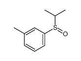 1-methyl-3-propan-2-ylsulfinylbenzene结构式