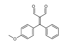2-[(4-methoxyphenyl)-phenylmethylidene]propanedial Structure