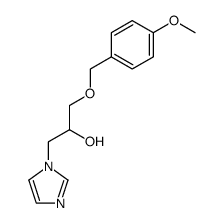 1-[2-hydroxy-3-[(4-methoxyphenyl)methoxy]propyl]-1H-imidazole结构式