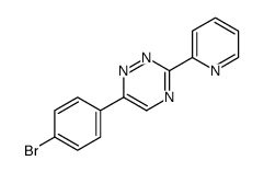 6-(4-bromophenyl)-3-pyridin-2-yl-1,2,4-triazine结构式