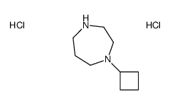 1-Cyclobutyl-[1,4]diazepanedihydrochloride结构式