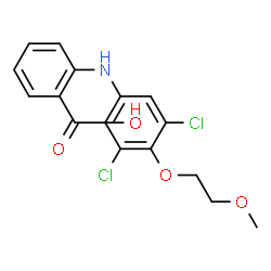 Benzoic acid,2-[[3,5-dichloro-4-(2-methoxyethoxy)phenyl]amino]-结构式