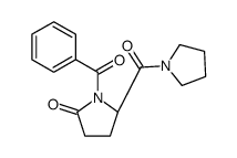 (S)-1-benzoyl-2-oxo-5-(1-pyrrolidinylcarbonyl)pyrrolidine Structure