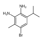 2,3-p-Cymenediamine,6-bromo- (4CI)结构式