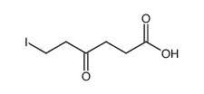 6-iodo-4-oxo-hexanoic acid结构式