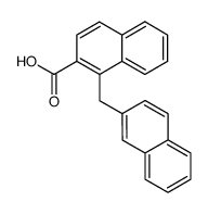 1-[2]naphthylmethyl-[2]naphthoic acid结构式