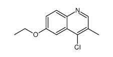 6-ethoxy-4-chloro-3-methyl-quinoline Structure