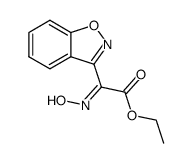 ethyl (E)-2-(benzo[d]isoxazol-3-yl)-2-(hydroxyimino)acetate Structure