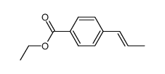 4-propenylbenzoic acid ethyl ester Structure