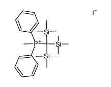 methyldiphenyl(tris(trimethylsilyl)methyl)phosphonium Iodide结构式