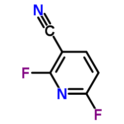 2,6-Difluoronicotinonitrile structure