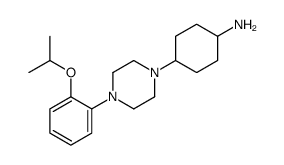 4-[4-(2-propan-2-yloxyphenyl)piperazin-1-yl]cyclohexan-1-amine结构式