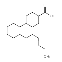 4-N-DODECYLCYCLOHEXANECARBOXYLIC ACID structure