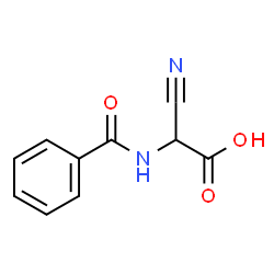 Hippuric acid,-alpha--cyano- (5CI) structure