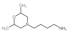 4-(2,6-Dimethyl-morpholin-4-yl)-butylamine结构式