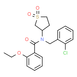 N-(2-chlorobenzyl)-N-(1,1-dioxidotetrahydro-3-thienyl)-2-ethoxybenzamide Structure