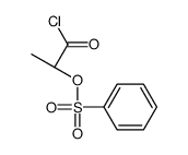 [(2S)-1-chloro-1-oxopropan-2-yl] benzenesulfonate Structure