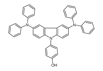 4-[3,6-bis(N-phenylanilino)carbazol-9-yl]phenol Structure