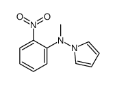 N-methyl-N-(2-nitrophenyl)pyrrol-1-amine结构式