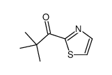 2,2-dimethyl-1-(1,3-thiazol-2-yl)propan-1-one结构式