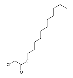 undecyl 2-chloropropanoate结构式