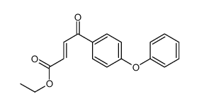 ethyl 4-oxo-4-(4-phenoxyphenyl)but-2-enoate结构式