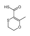6-methyl-2,3-dihydro-1,4-oxathiine-5-carbothioic S-acid Structure