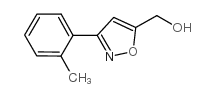 5-(Hydroxymethyl)-3-(o-tolyl)isoxazole structure