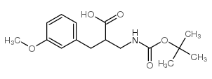 2-N-BOC-2-AMINOMETHYL-3-(3-METHOXY-PHENYL)-PROPIONIC ACID picture
