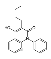 3-butyl-4-hydroxy-1-phenyl-1,8-naphthyridin-2-one结构式