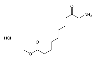 methyl 10-amino-9-oxodecanoate,hydrochloride结构式