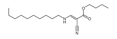 butyl 2-cyano-3-(decylamino)prop-2-enoate Structure