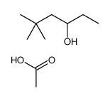 acetic acid,5,5-dimethylhexan-3-ol结构式