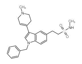 N-甲基-1-(苯甲基)-3-(1,2,3,6-四氢-1-甲基-4-吡啶基)-1H-吲哚-5-乙烷磺酰胺图片