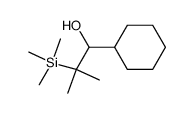 1-cyclohexyl-2-methyl-2-(trimethylsilyl)propan-1-ol结构式