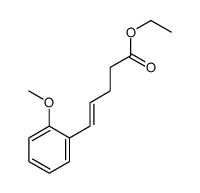 ethyl 5-(2-methoxyphenyl)pent-4-enoate Structure
