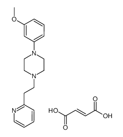 1-(3-Methoxy-phenyl)-4-(2-pyridin-2-yl-ethyl)-piperazine; compound with (E)-but-2-enedioic acid Structure