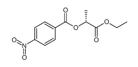 Propanoic acid, 2-[(4-nitrobenzoyl)oxy]-, ethyl ester, (2R) Structure