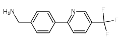 {4-[5-(三氟甲基)吡啶-2-基]苯基}甲胺图片