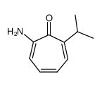 2,4,6-Cycloheptatrien-1-one,2-amino-7-isopropyl-(7CI) picture